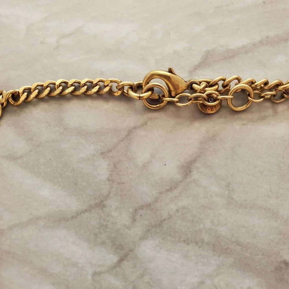 ✨ J.Crew Rhinestone Crystal Cluster Statement Bridal Wedding Necklace ✨ - Picture 9 of 14